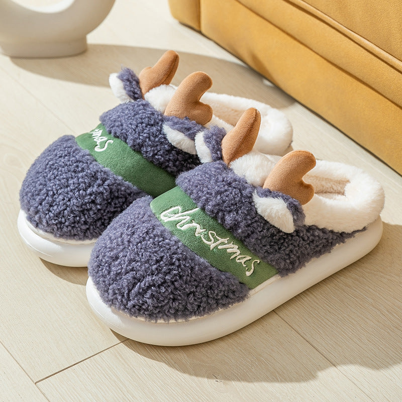 Soft Cozy Christmas Shoes Winter Home Slippers