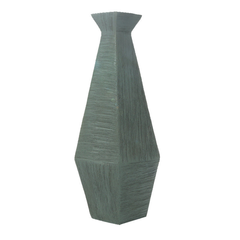 Creative geometric vase three-piece home decoration