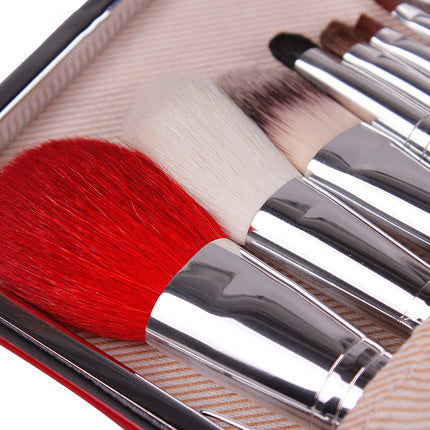 Animal Hair Makeup Brush Set 