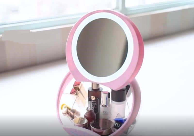 New Style Dimming Round Makeup Mirror