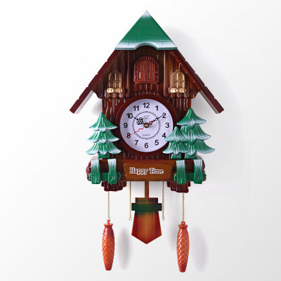 Wood Cuckoo Wall Clock