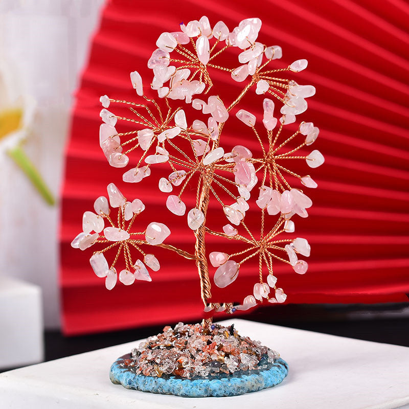 Crystal Lucky Tree Agate Piece Decoration