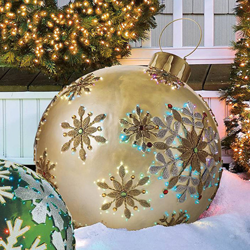 Christmas Ornament Ball Outdoor Decorated Ball