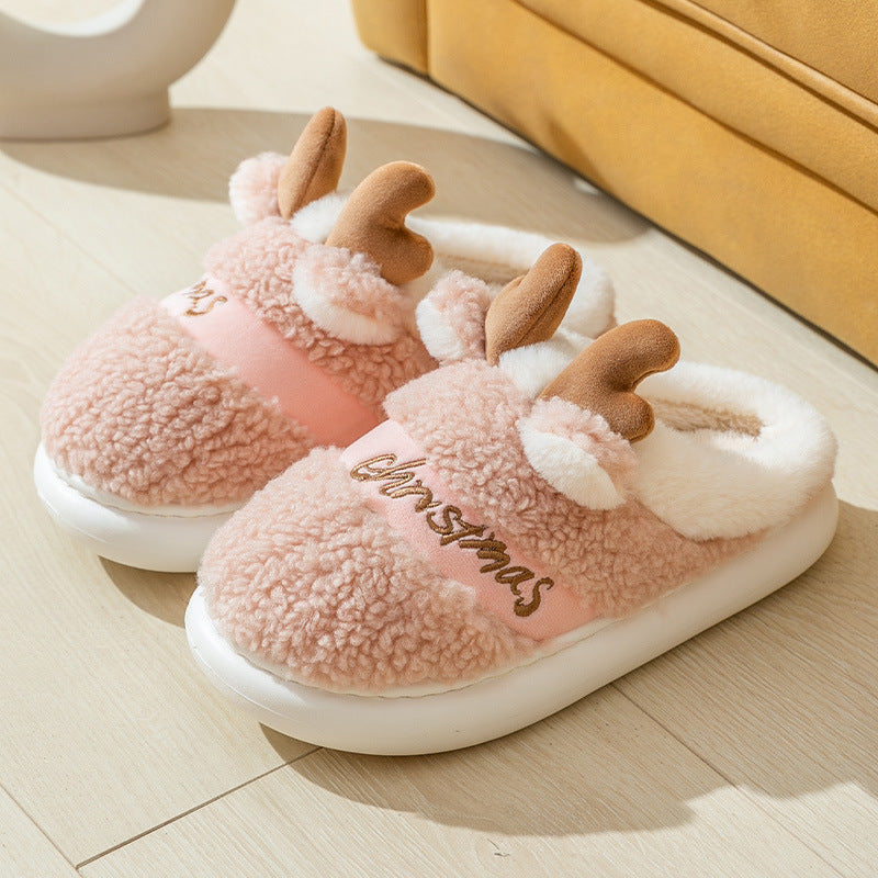 Soft Cozy Christmas Shoes Winter Home Slippers