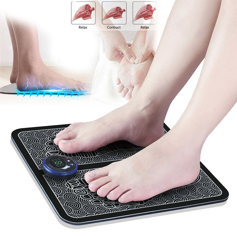 Electric Foot Massager Pad Feet Muscle Stimulator