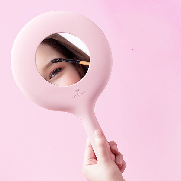 Makeup mirror with lamp double-sided mirror
