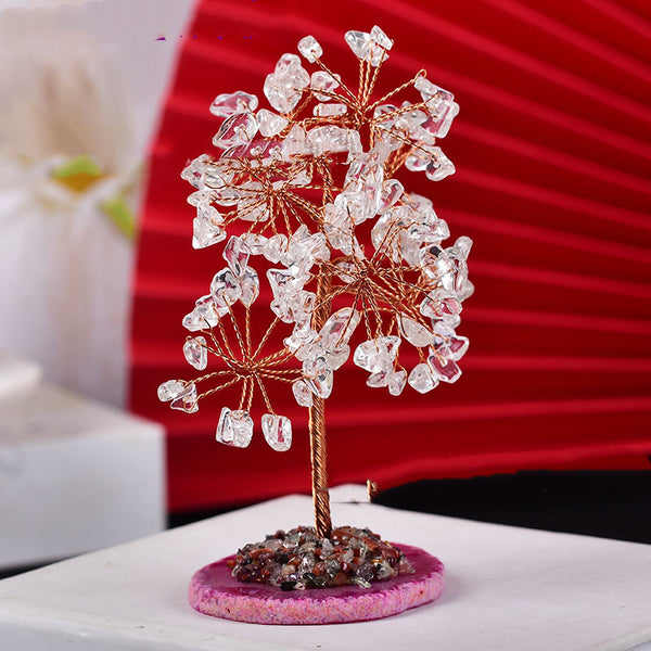Crystal Lucky Tree Agate Piece Decoration