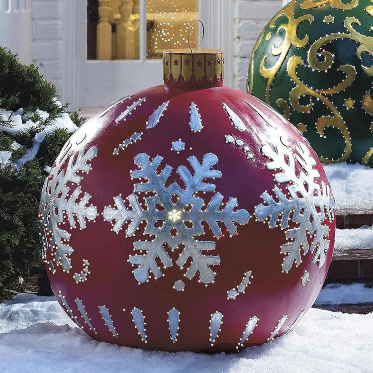 Christmas Ornament Ball Outdoor Decorated Ball