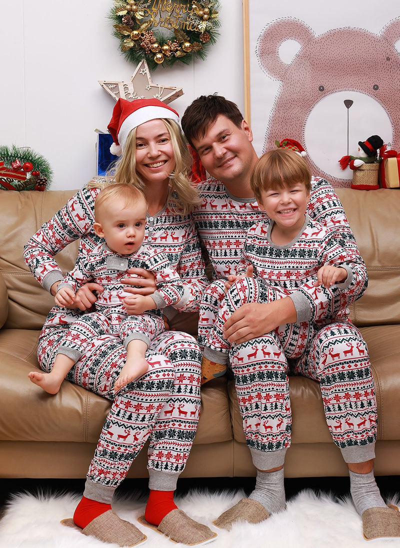 Family Matching Christmas Pajamas Clothes Set